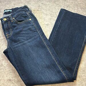 7 for all Mankind, Kimmie Bootcut in Rinsed Indigo. Size 26.